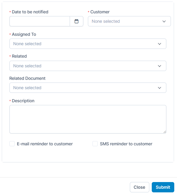 Remainder Overview Screenshot