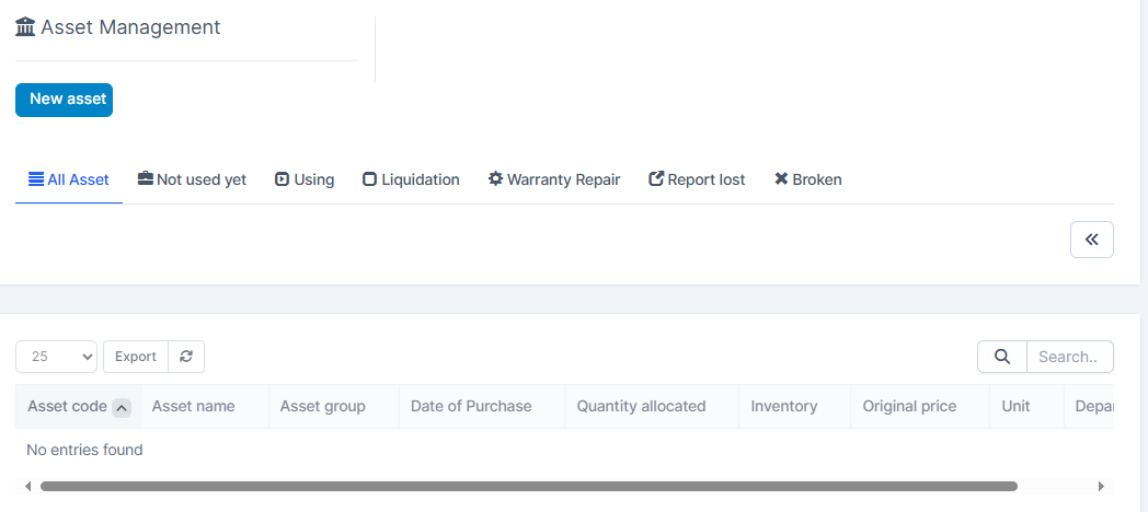 Asset Management Overview